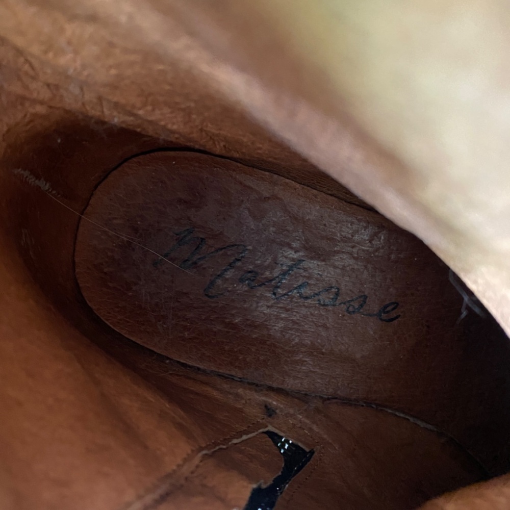 Matisse Distressed Leather Riding Boots - Picture 10 of 11